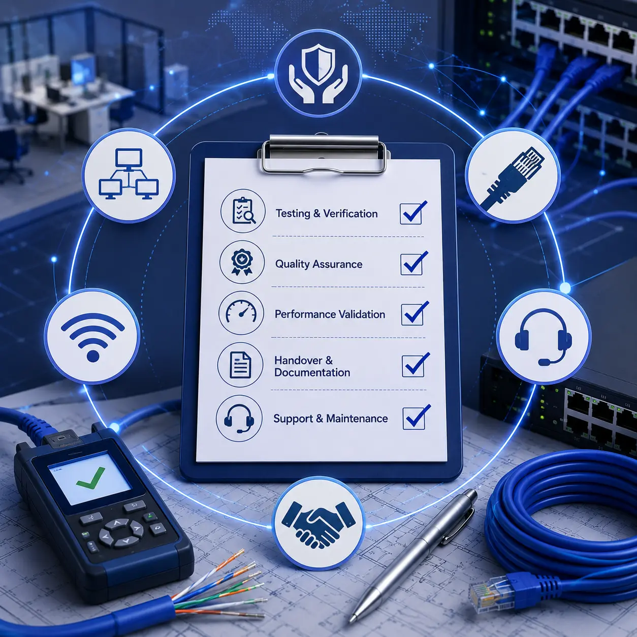 Testing, Handover & Support
